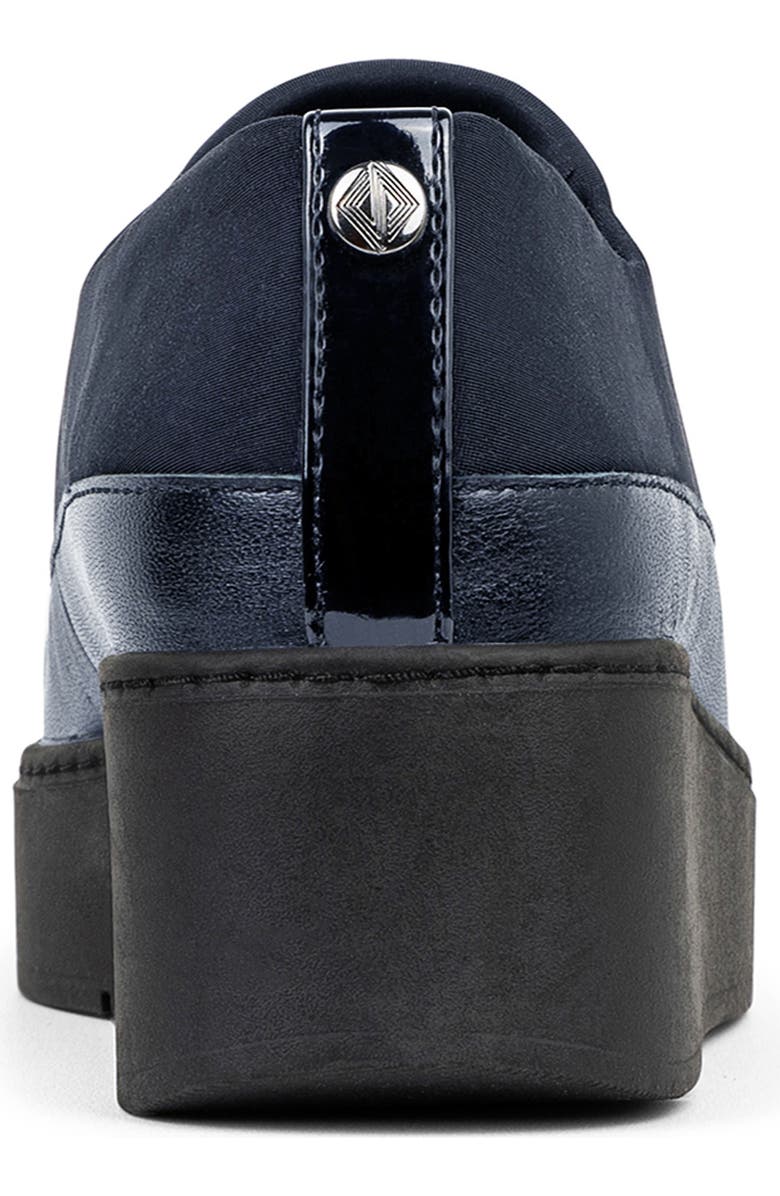 Donald Pliner Wedge Slip-On Loafer, Alternate, color, Navy