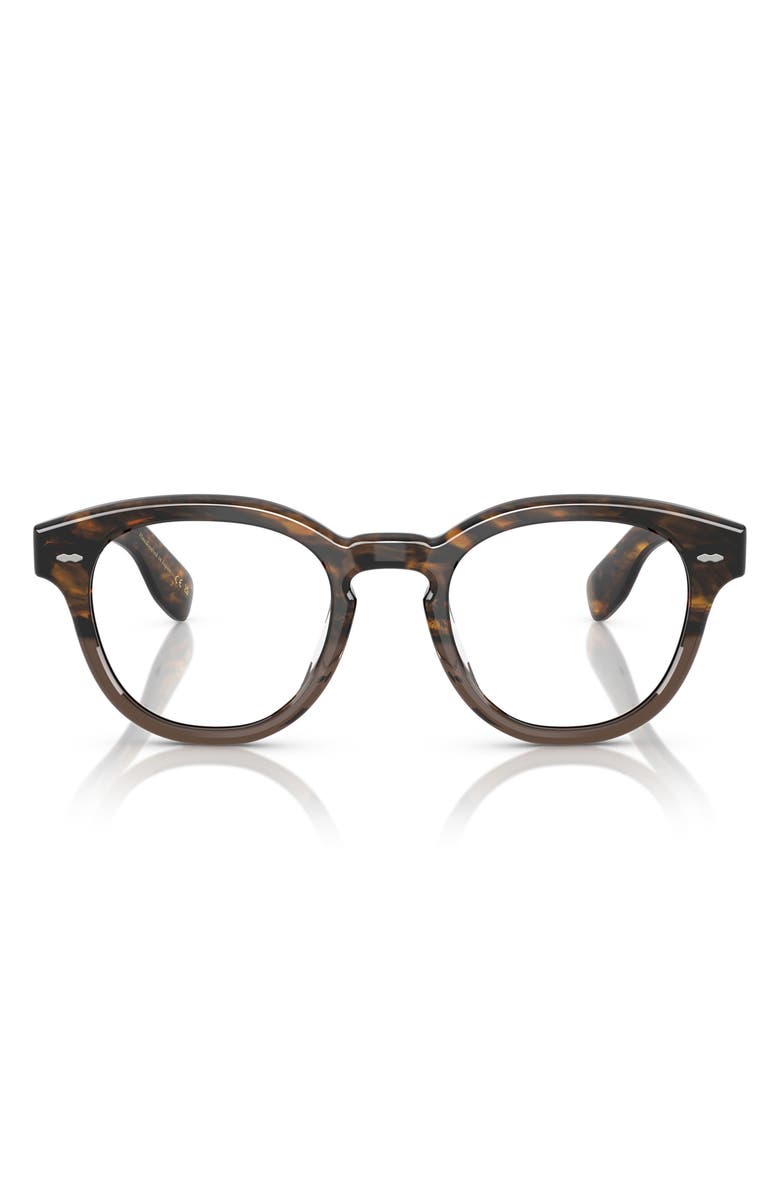 Oliver Peoples 50mm Pillow Optical Glasses, Main, color, Sedona Red/ Taupe/ Demo Lens