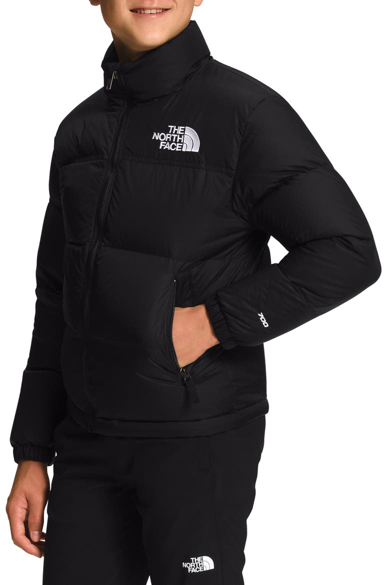 Kids' 1996 Retro Nuptse® Packable 700 Fill Power Down Jacket, Alternate, color, TNF BLACK/ TNF BLACK R