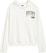 PLAY PALM ANGELS Logo Print Hoodie