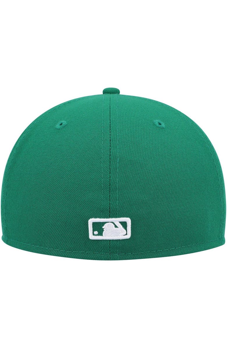 New Era Men's New Era Kelly Green Washington Nationals White Logo 59FIFTY Fitted Hat, Alternate, color, 