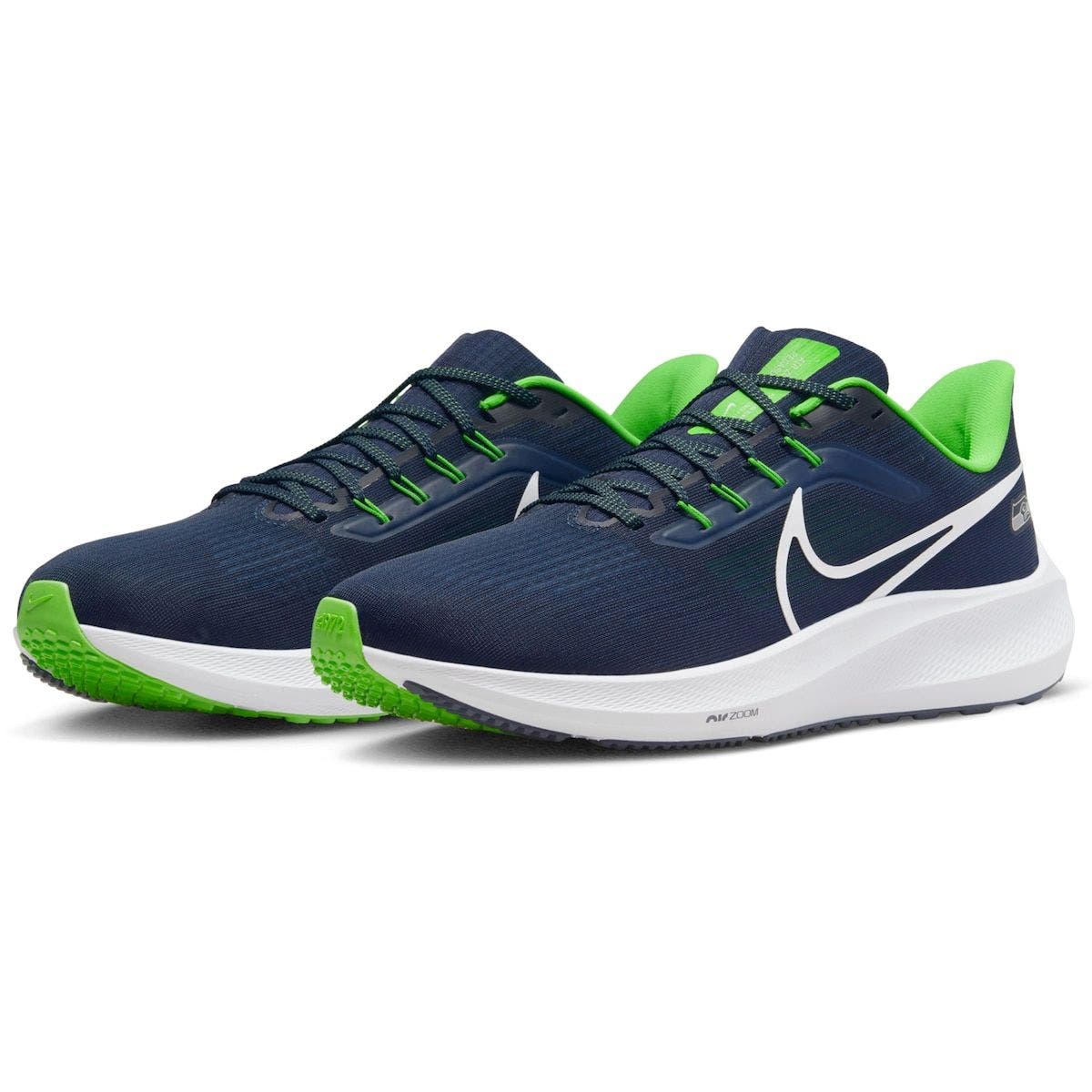 Nike Unisex Nike College Navy Seattle Seahawks Zoom Pegasus 39 Running Shoe, Alternate, color, 