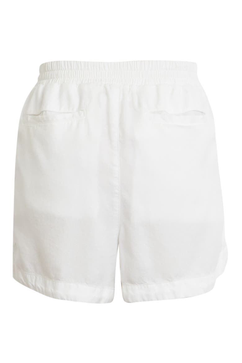 Smocked Waist Shorts, Alternate, color, WHITE