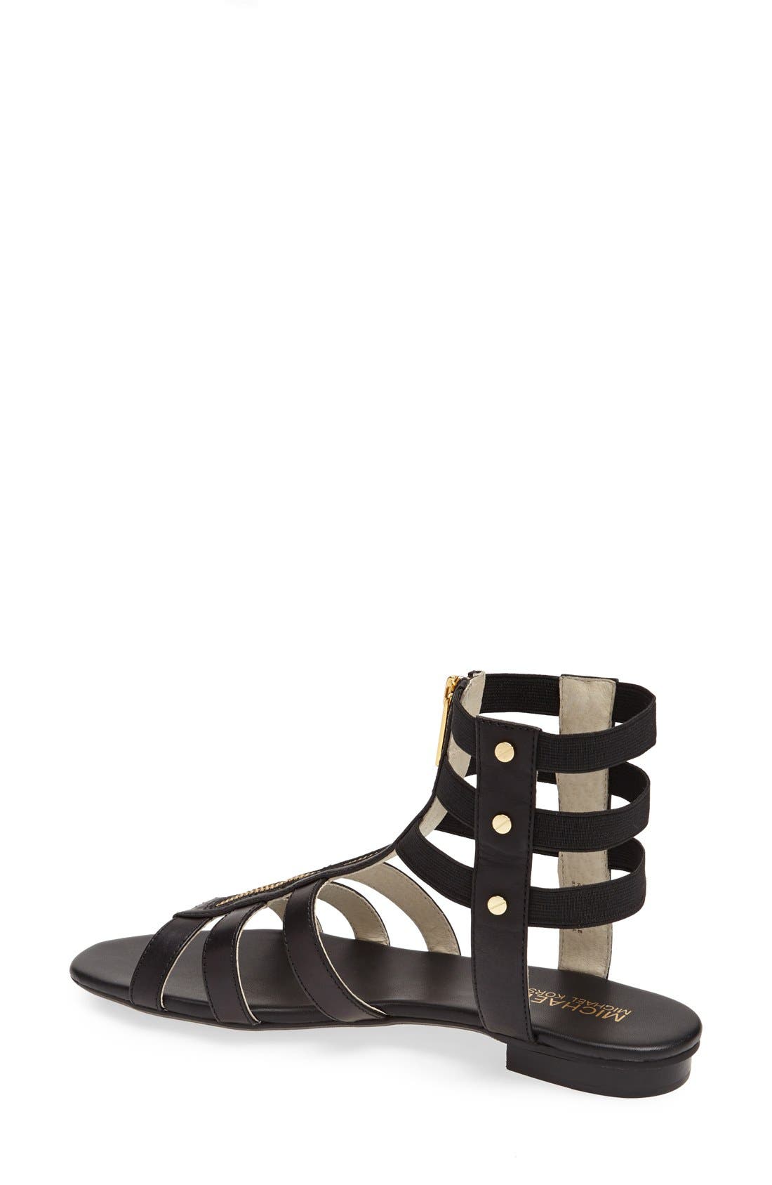 'Codie' Sandal, Alternate, color, BLACK