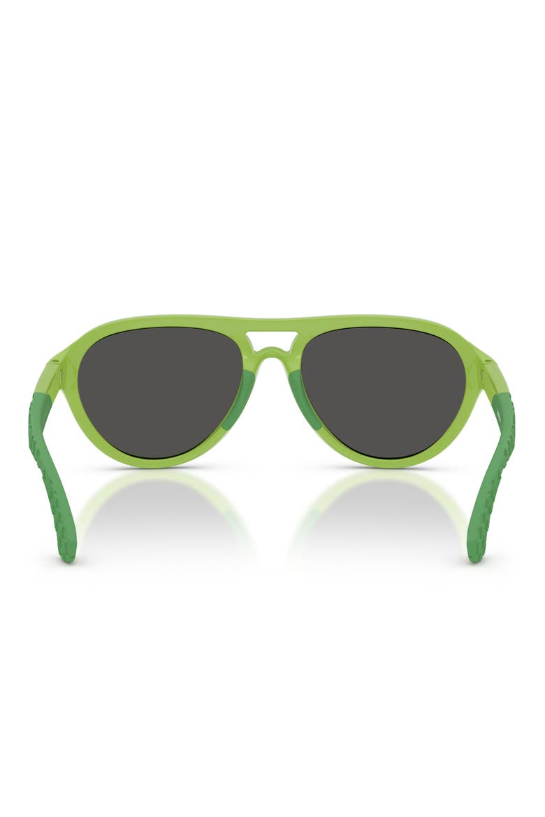 Kids' 51mm Pilot Sunglasses, Alternate, color, LIGHT GREEN / DARK GREY