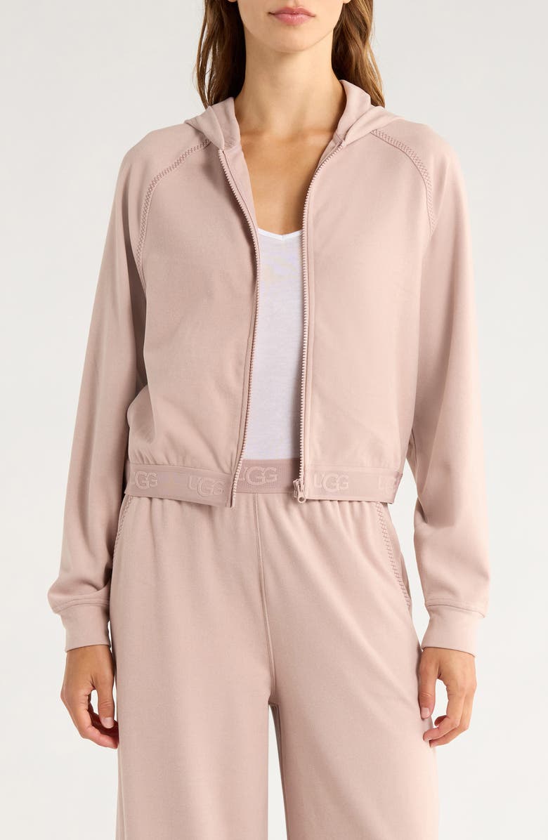 UGG<sup
®</sup
Aubrie Zip-Up Hoodie, Main, color, Dawn Patrol