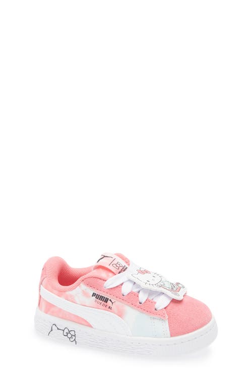 Puma X Hello Kitty® & Friends Kids' Suede Xl Sneaker In Magic Rose-peaceful Blue