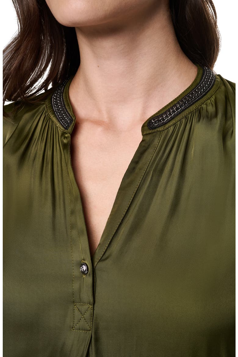 Park Satin Top, Alternate, color, DARK OLIVE