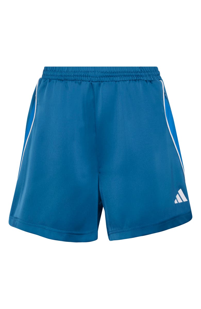 adidas Stadium Shorts, Alternate, color, Dusky Petrol/ Ray Blue/ White