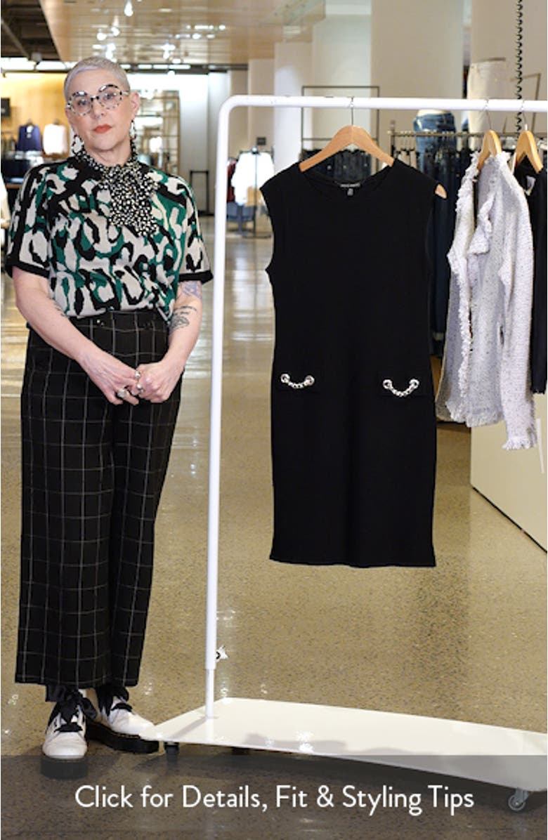 Chain Detail Sheath Dress, sales video thumbnail