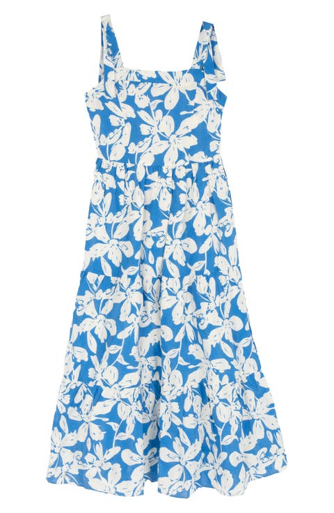 Kids' Floral Tiered Maxi Dress (Big Kid)