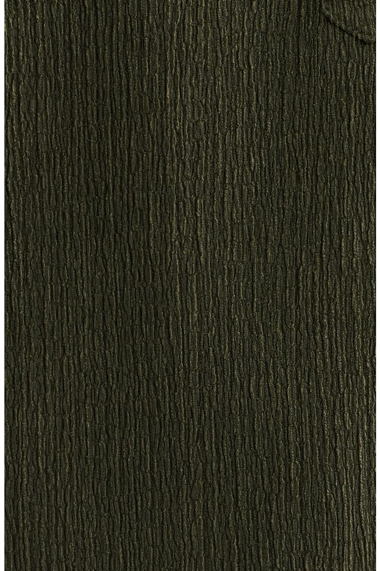 Half Placket Roll Tab Top, Alternate, color, DARK BAY LEAF