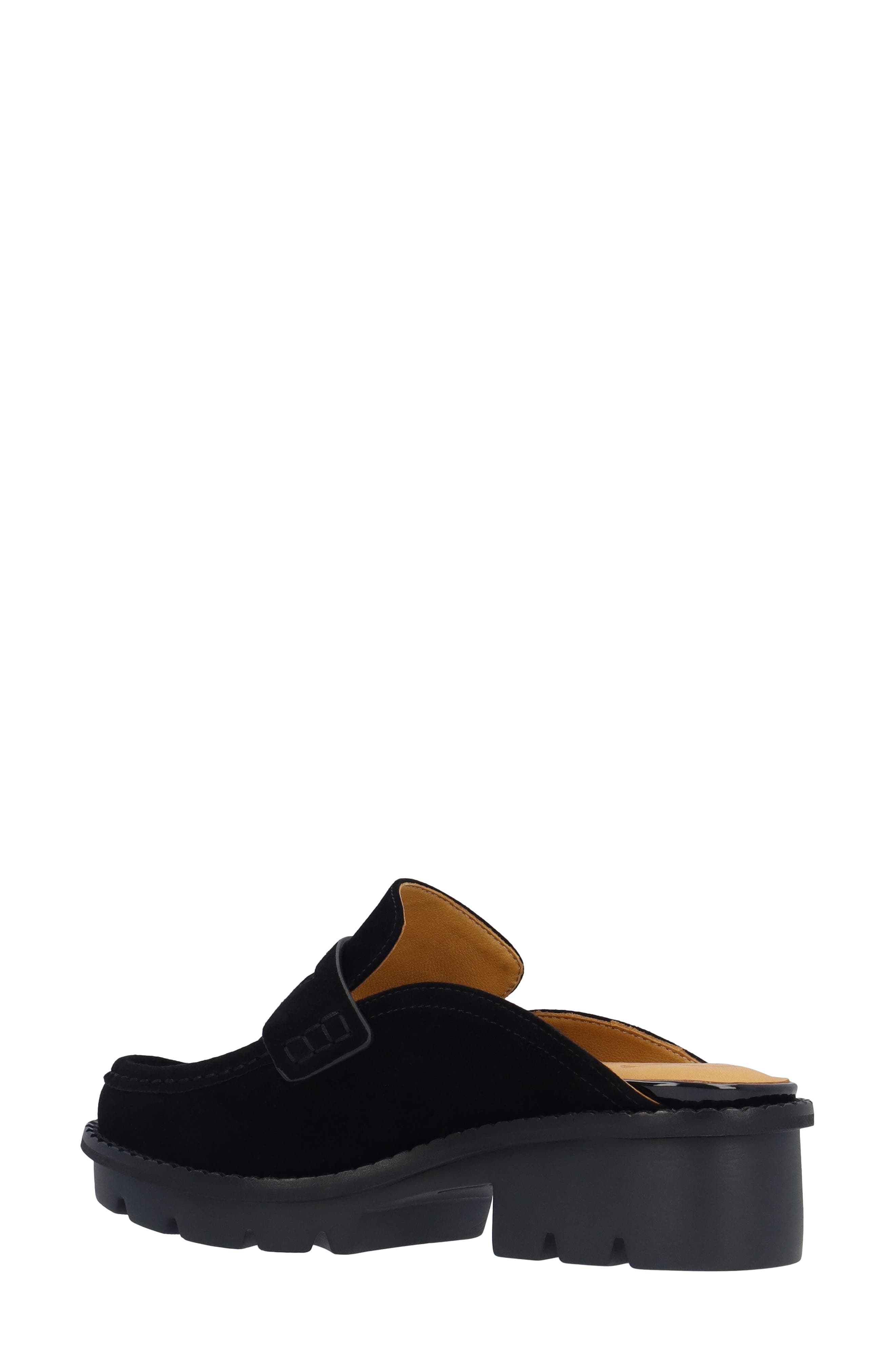 Fesella Mule, Alternate, color, BLACK