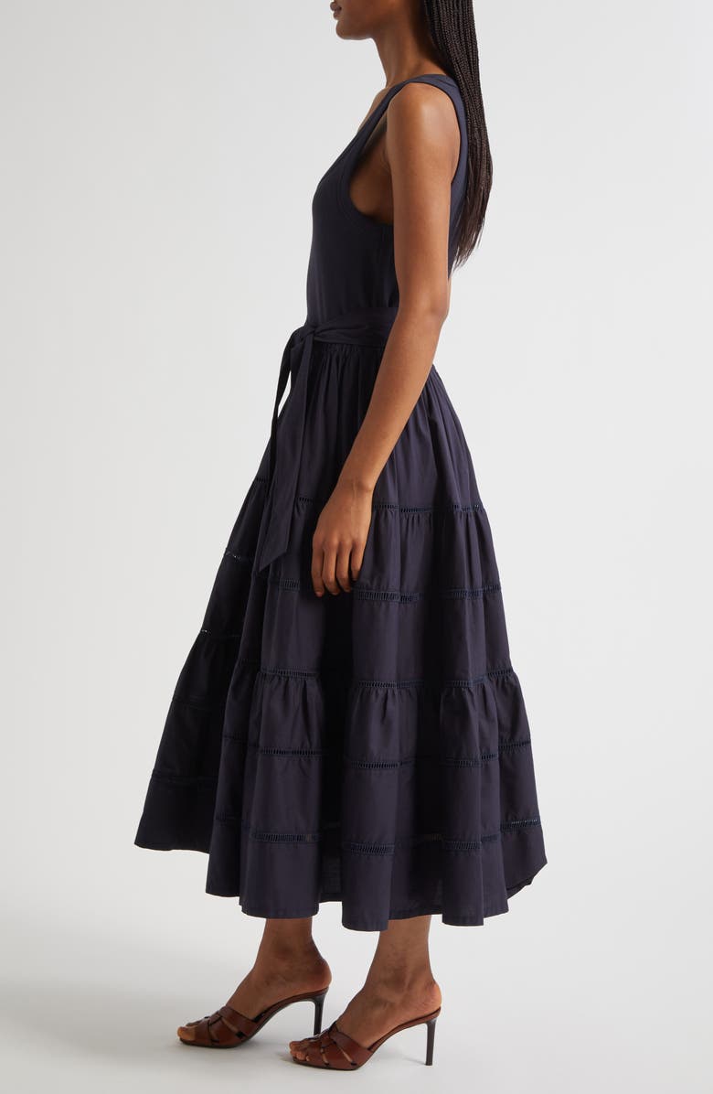 Cinq à Sept Zuri Sleeveless Tiered Maxi Dress, Alternate, color, 