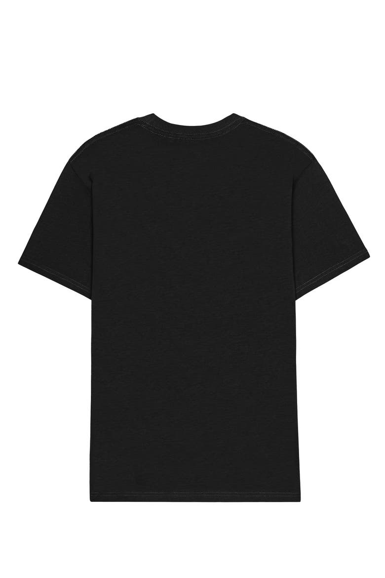 Mens Distressed Ghost Tee, Alternate, color, Black