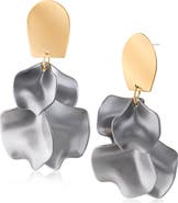 JARDIN Ginkgo Leaf Flutter Drop Earrings