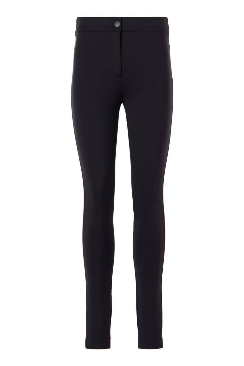 Mitch Slim Stretch Jersey Crop Pants, Alternate, color, BLACK
