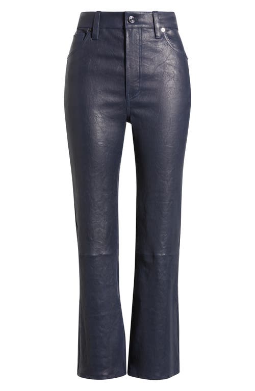 FRAME FRAME LE REBOOT CROP LEATHER PANTS 