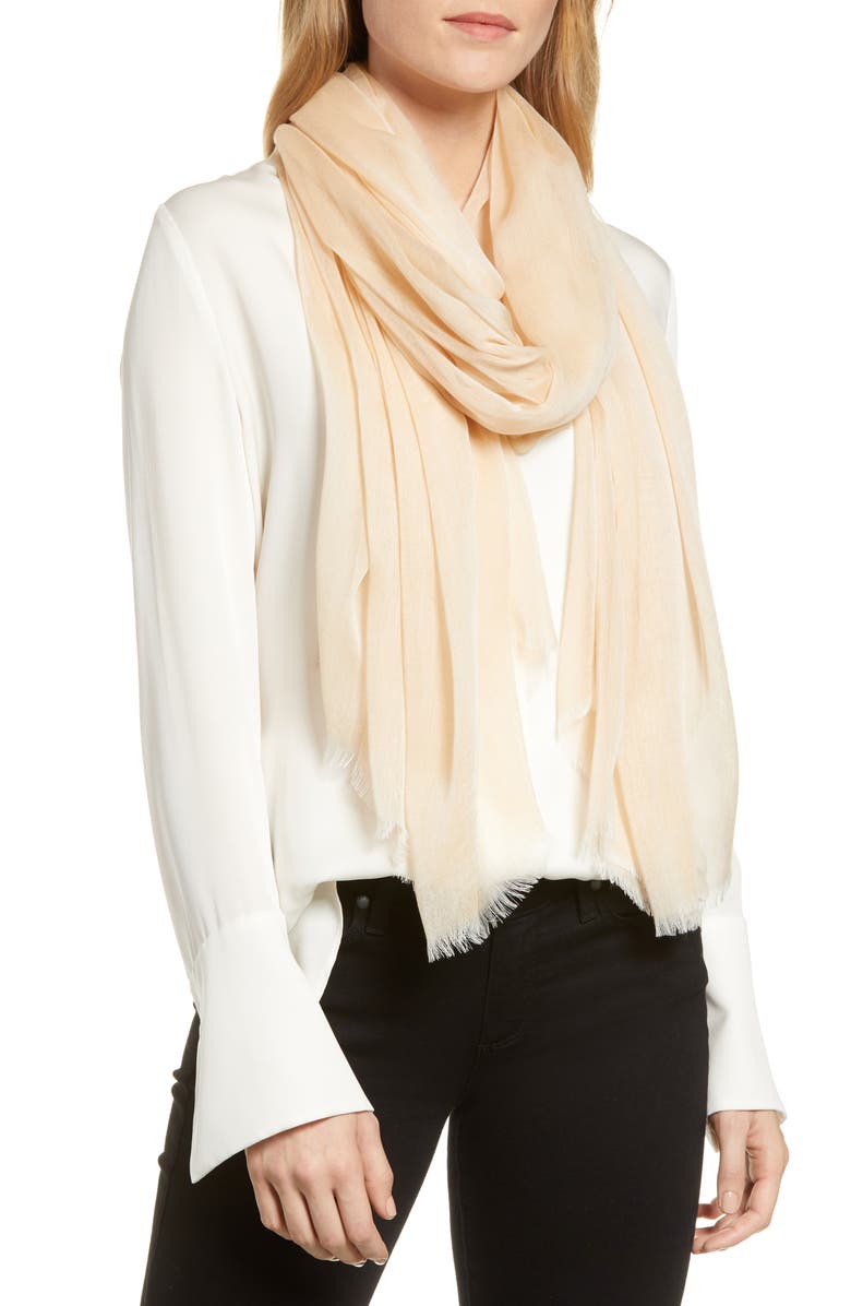 Nordstrom Modal Silk Blend Scarf, Main, color,