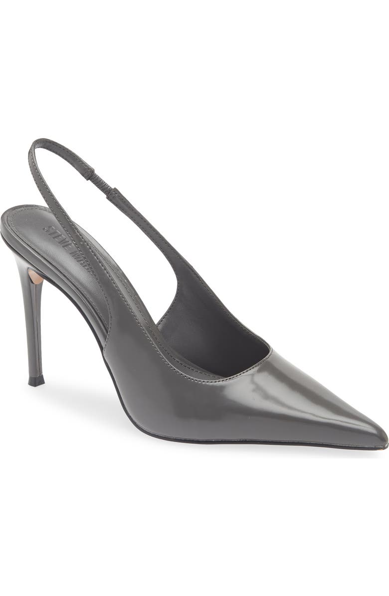 Steve Madden Reyes Pointed Toe Slingback Sandal, Main, color, Grey Box