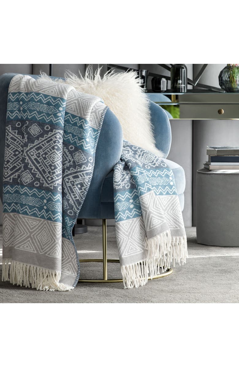 Togas Ansaldi throw, Alternate, color, Blue