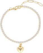 Adornia 14K Gold Plated Tennis Bracelet