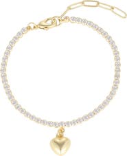 Adornia 14K Gold Plated Tennis Bracelet