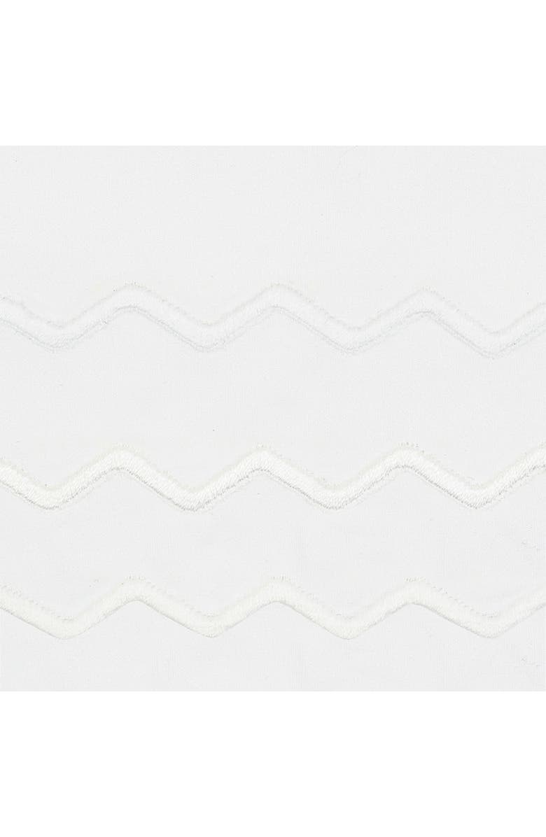 Matouk Axel Embroidered Duvet Cover, Alternate, color, White