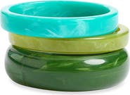 Nordstrom Set of 3 Resin Bangles