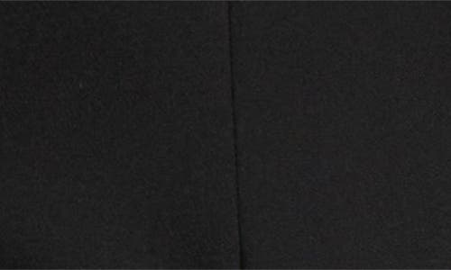 Emporio Armani Emma Belted Flare Minidress In Solid Black