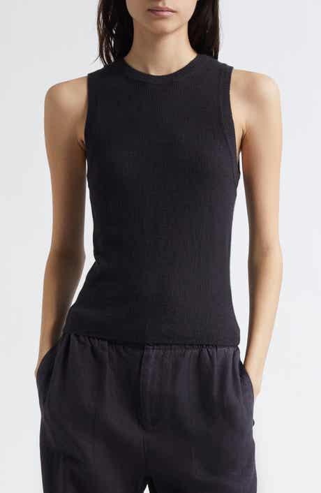 Vince Rib Cashmere & Silk Tank
