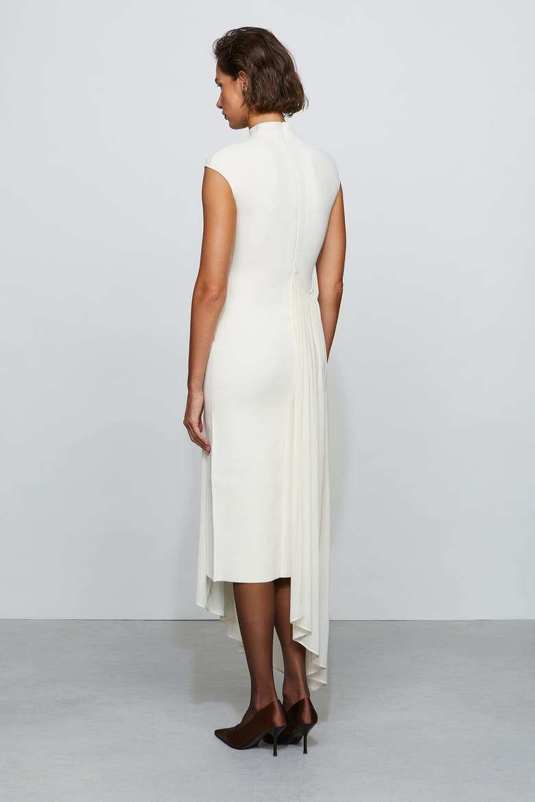 Francis Knit Combo Midi Dress, Alternate, color, Ivory