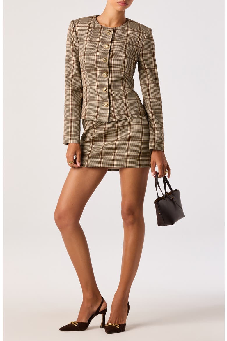 Remington Plaid Blazer, Alternate, color, TAN PLAID