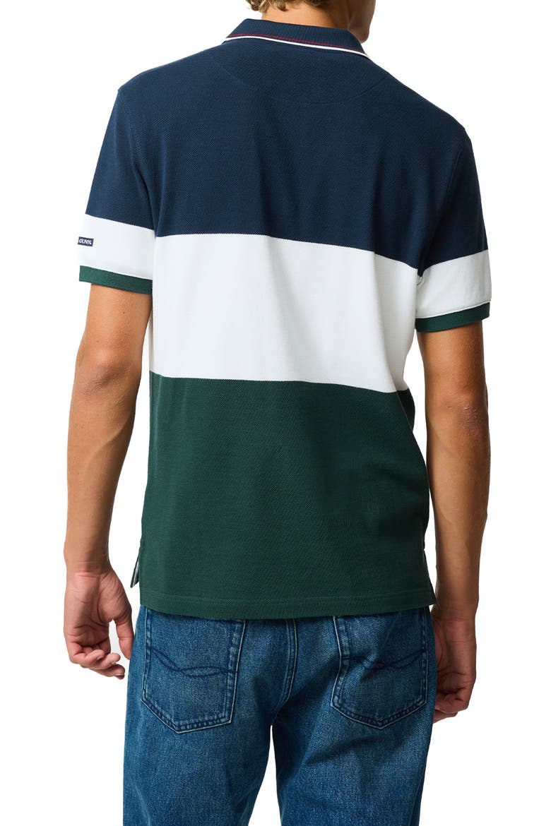 Homebay Sports Fit Colorblock Cotton Piqué Polo, Alternate, color, FOREST