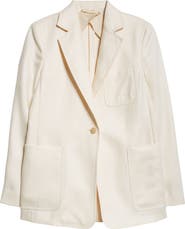 【関税込み】max mara 'Boemia' blazer MAX MARA Boemia linen-twill blazer | NET-A-PORTER