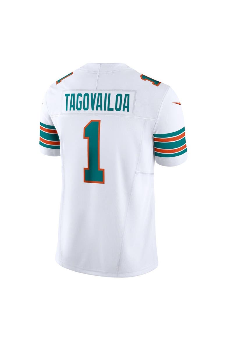 Men's Nike Tua Tagovailoa White Miami Dolphins Vapor F.U.S.E. Limited Jersey, Alternate, color, White