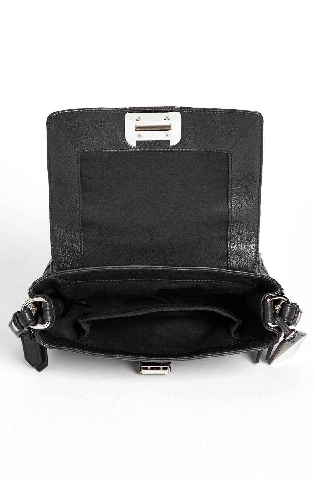 'Elle Mini with Studs' Crossbody Bag, Alternate, color, BLACK