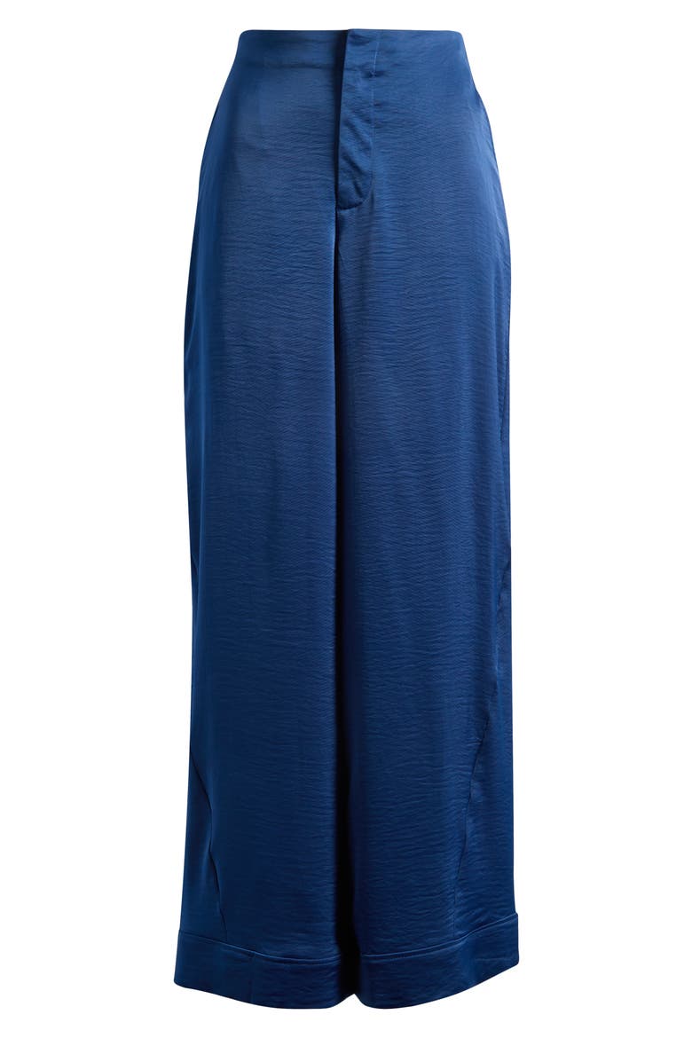 Wide Leg Pants, Alternate, color, CADET BLUE
