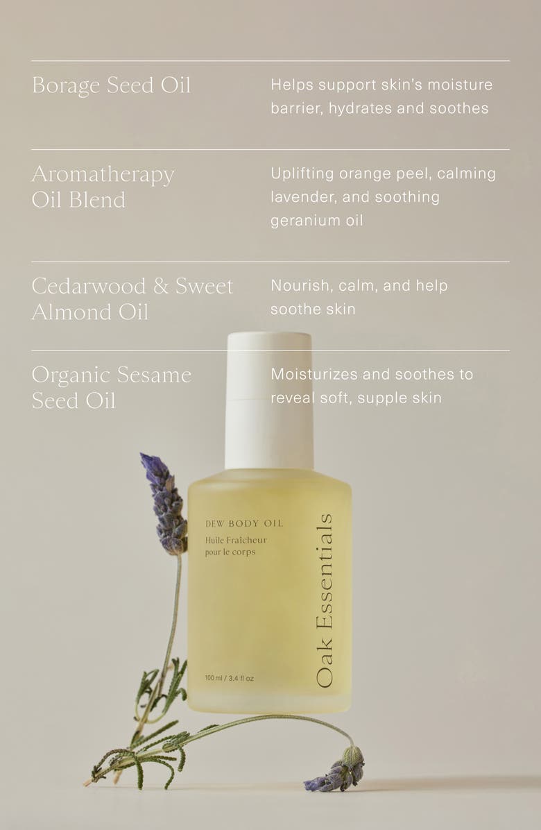 Oak Essentials Dew Body Oil, Alternate, color,