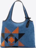 3.1 Phillip Lim Denim Suede Patch Market Tote