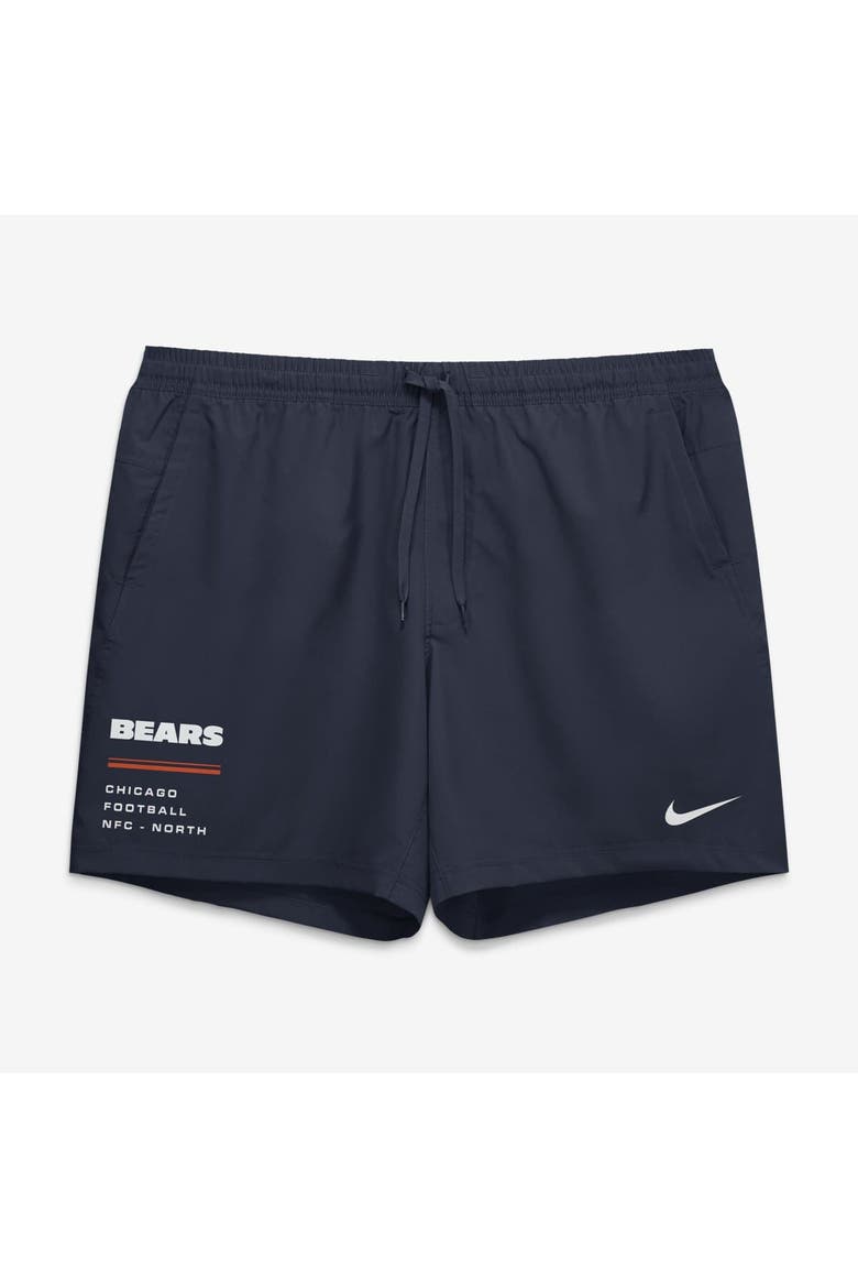 Men's Nike Navy Chicago Bears Form Dri-FIT Shorts, Alternate, color, Navy