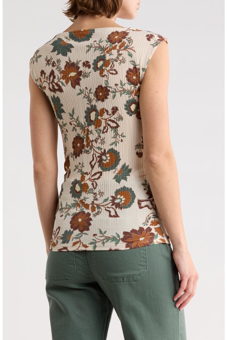 Textured Boat Neck Top, Alternate, color, BALI BREEZE HARMONY WHITE