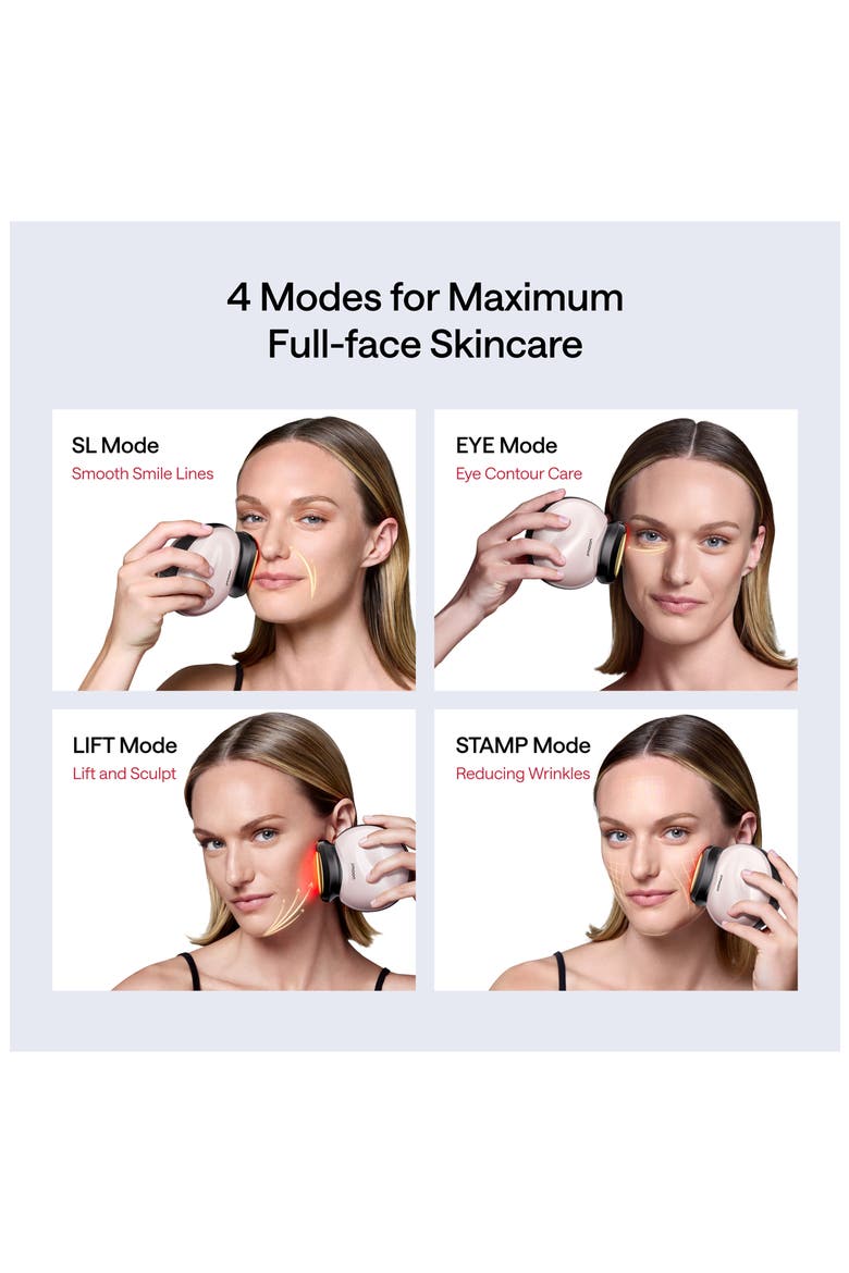 JMOON by Ulike UCollagen+ Microcurrent + LED Light Therapy Device, Alternate, color, UCOLLAGEN / PINK