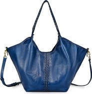 OLD TREND Wisteria Small Handwoven Leather Tote
