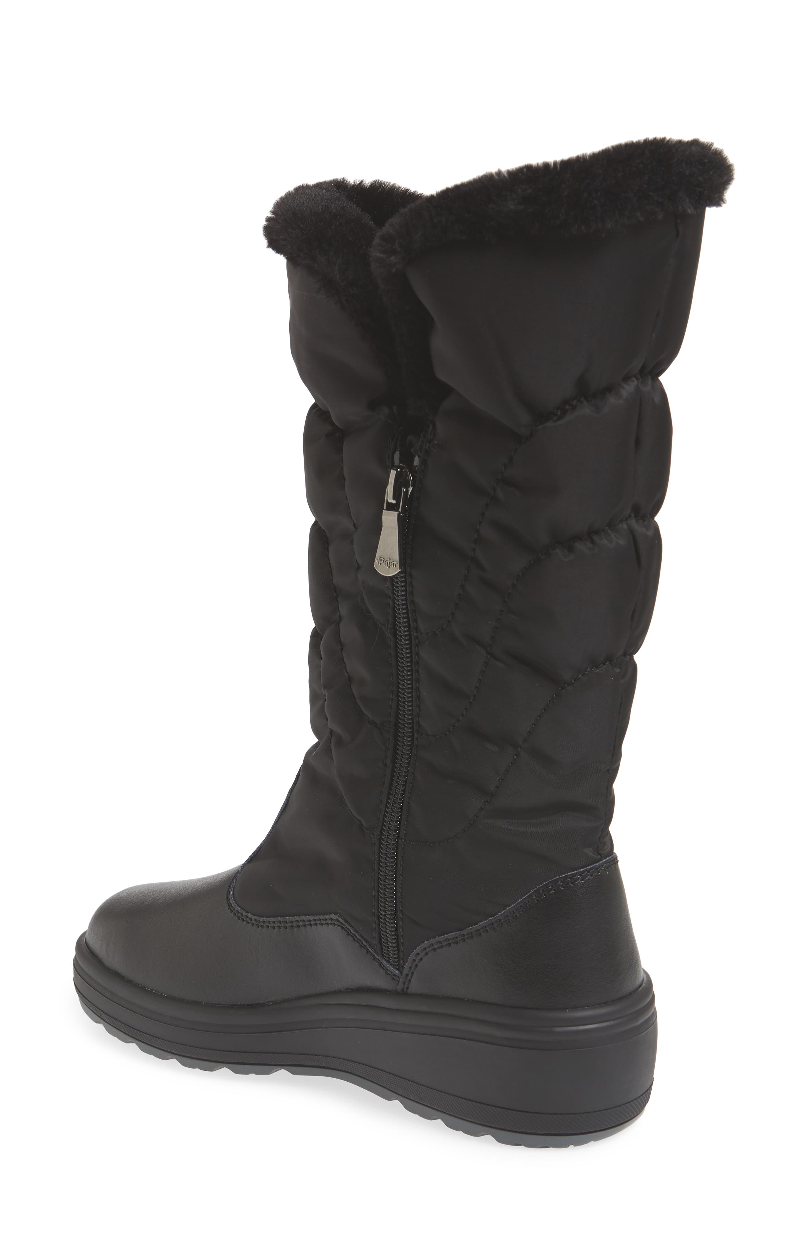 Pajar Waterproof Boot with Faux Fur Cuff, Alternate, color, 