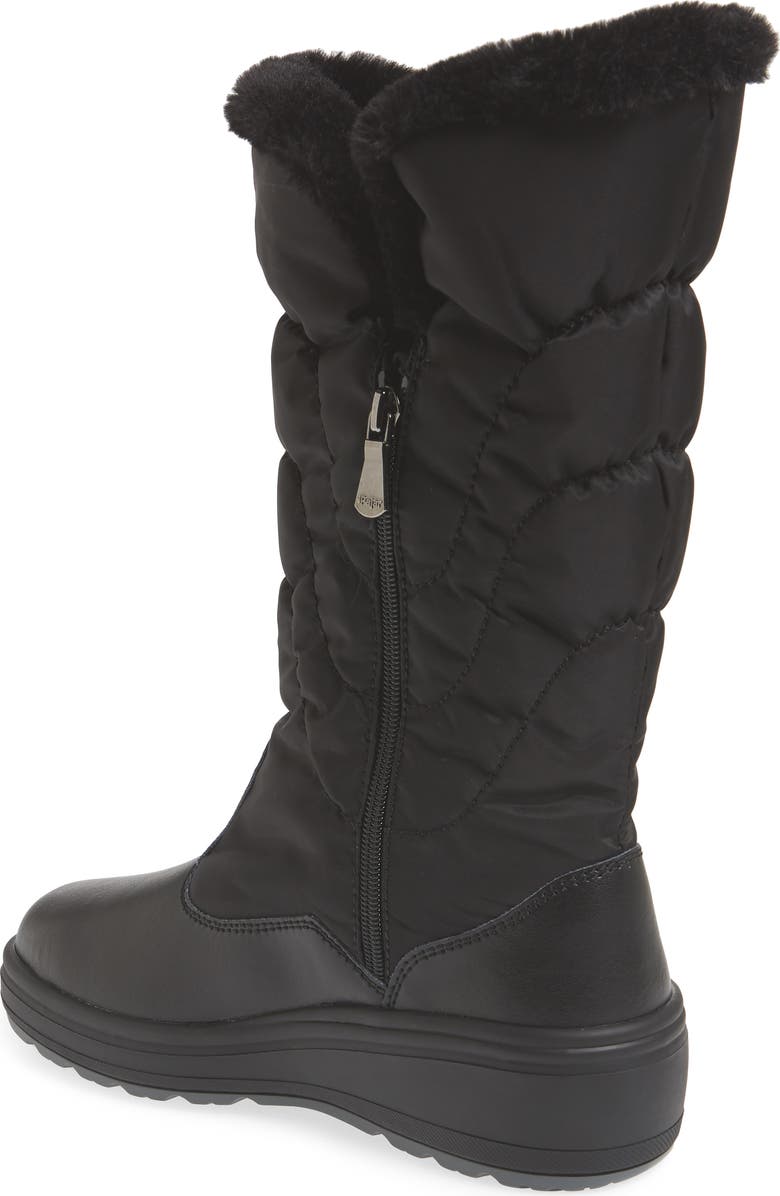 Pajar Waterproof Boot with Faux Fur Cuff, Alternate, color,