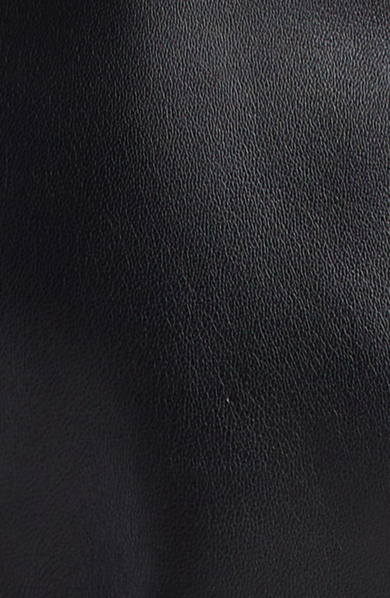 Courrèges AC Logo Leather Jacket, Alternate, color,