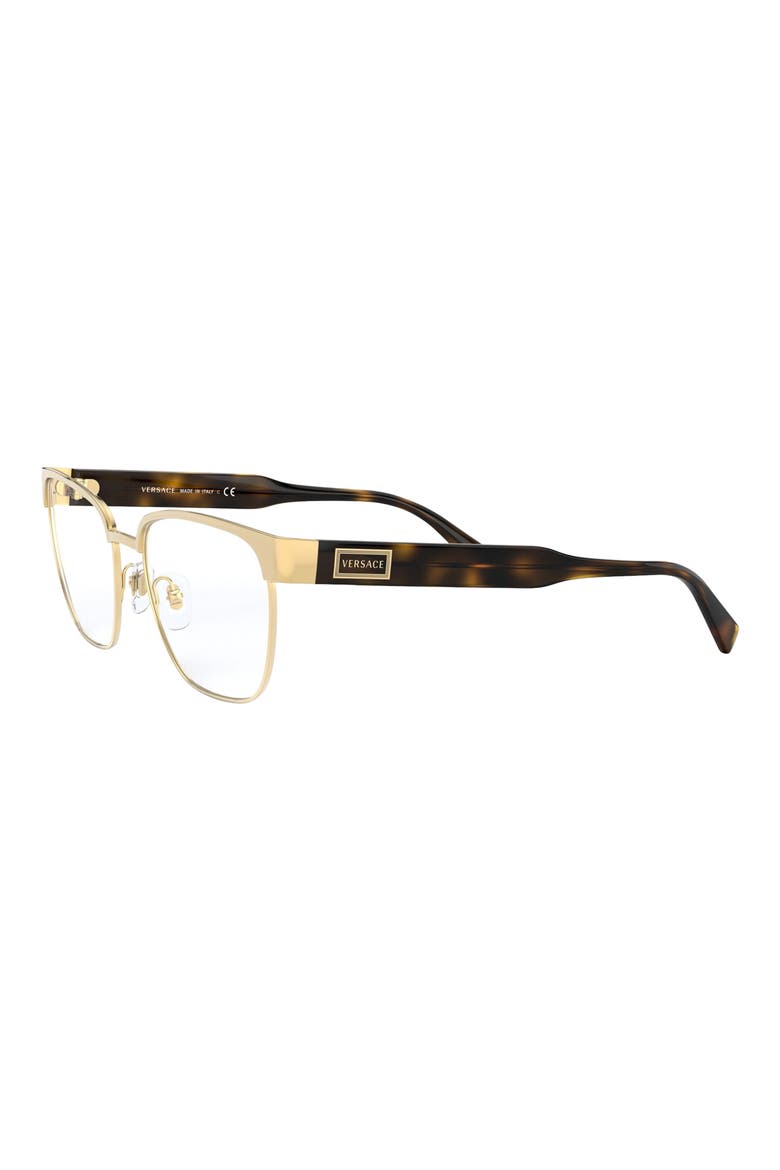 54mm Rectangle optical glasses, Alternate, color, GOLD