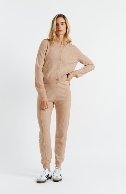 Chinti & Parker Wool Cashmere Cuffed Joggers In Neutral