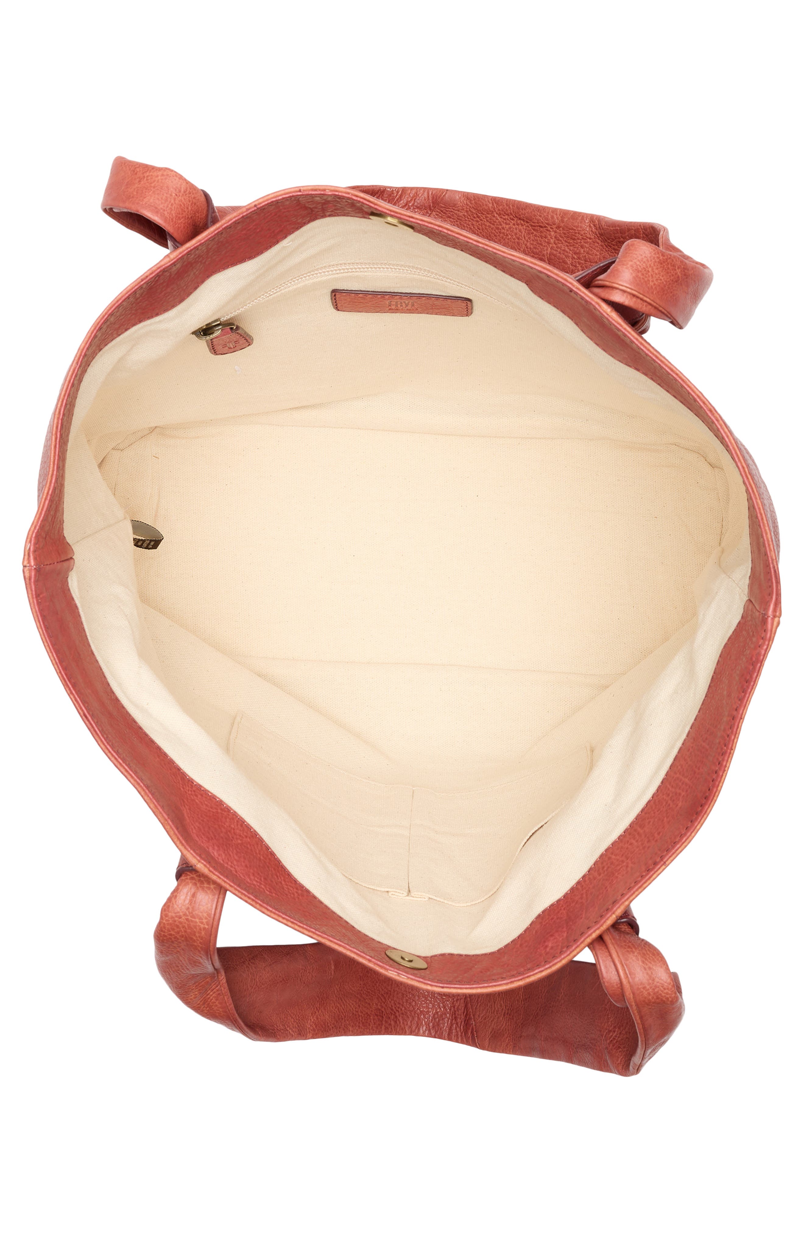 Frye Nora Knotted Strap Tote Bag, Alternate, color, Burgundy